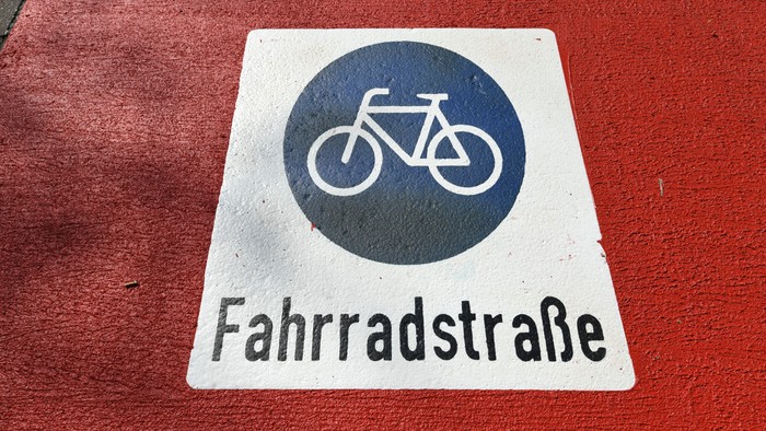Fahrradstraßenschild 