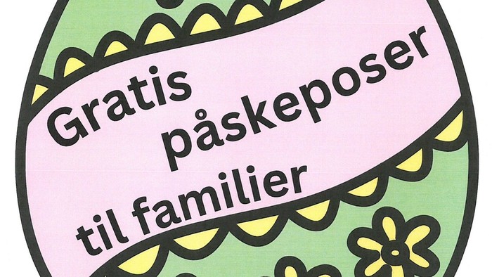 Gratis påskekurve til familier med farverigt påskeæg-design.