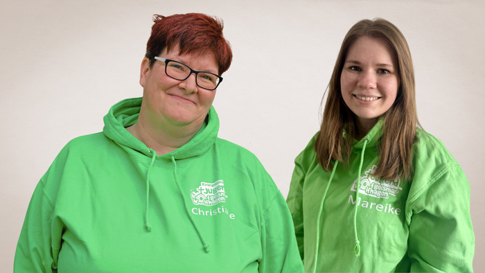 Portraitaufnahmen von Christiane Kretzschmar und Mareike Sauer