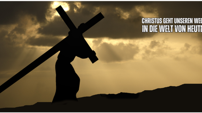 Jesus tragt den Kreuz