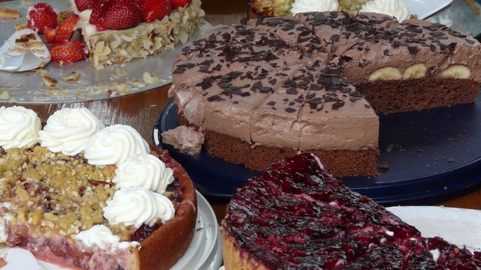 verschiedene Kuchen