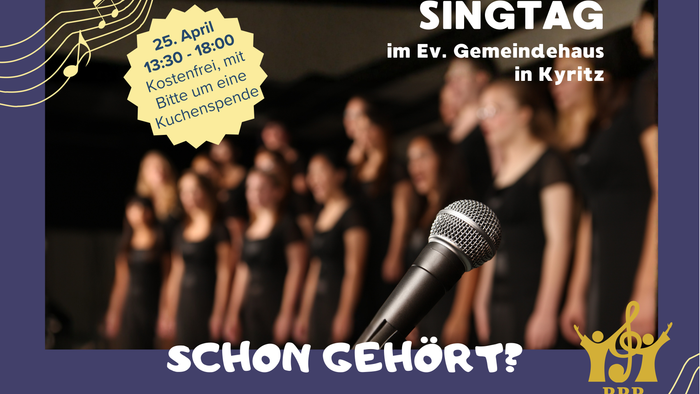 Singtag in Kyritz am 25. April 2026