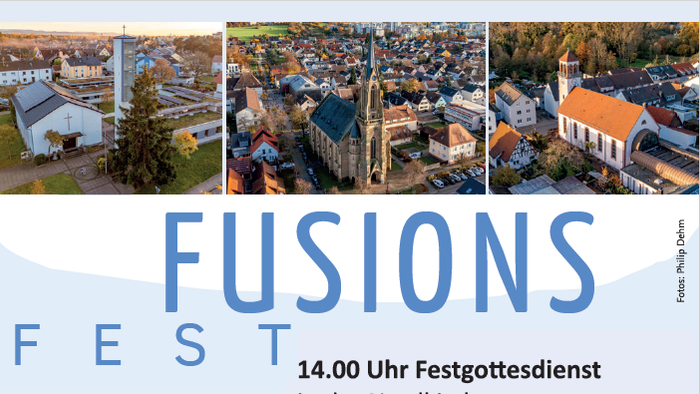 Fusionsfest 2026 der Evangelischen Kirchengemeinde Neureut mit Gottesdienst, Kabarett, Musik und Familienangeboten