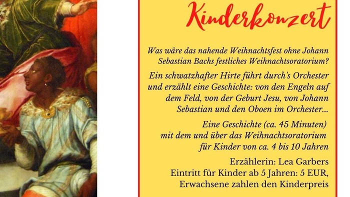 Bach-Weihnachtsoratorium-Konzert, Kinderkonzert am 8. Dezember 2022