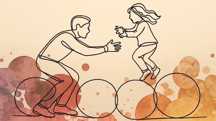 Einladungsplakat für einen Familien-Gottesdienst im Freien mit Live-Musik und Picknick am Pfingstmontag.