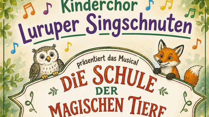 Viele lustige Tiere laden ein zum Kindermusical der Luruper Singschnuten
