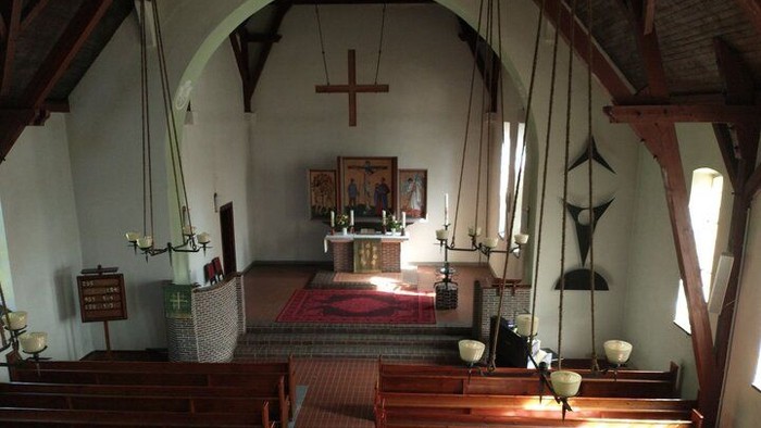 Blick in den Innenraum der St. Michael-Kirche Ludwigsfelde