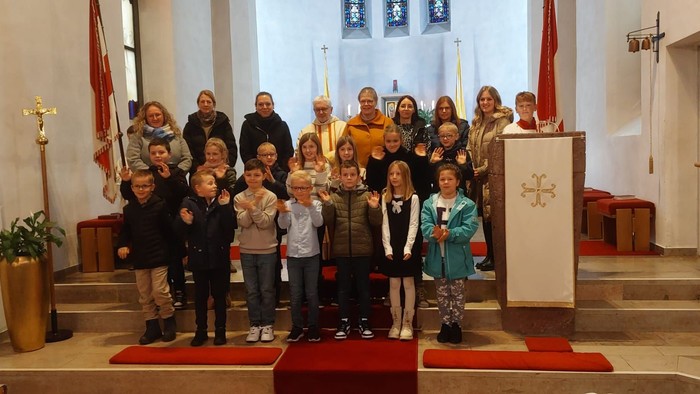 Vorstellung der Kommunionkinder 2026 am 09.11.2025