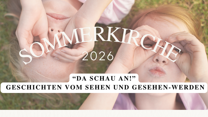 „Veranstaltungsprogramm der Lutherischen Kirche 2026: Vorträge zum Thema ‚Sehen und gesehen werden‘ mit Terminen, Uhrzeiten und Referent:innen.“