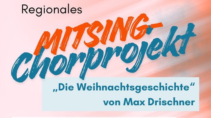 Plakat Mitsing-Chorprojekt (Plakat erstellt mit Canva / Copyright Evangelische Kirchengemeinde Hüsten)
