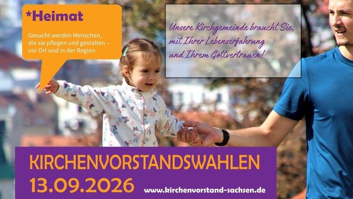 Gemeinde-Aushang zur Wahl des Kirchenvorstands: Gesucht werden erfahrene Pflegekräfte, Datum: 13. September 2026.