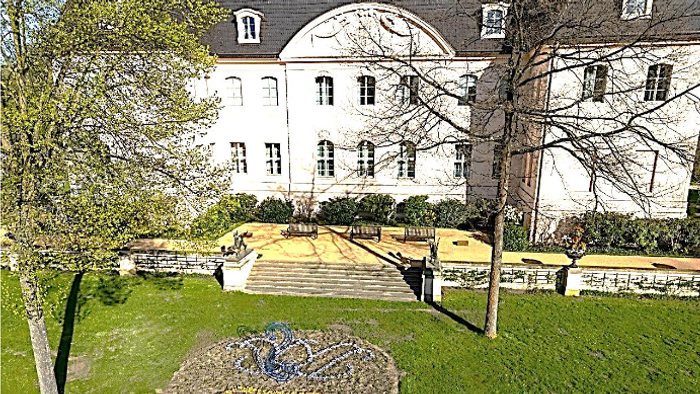 Gottesdienst vor dem Schloss Branitz
