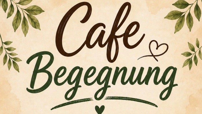 Einladung Plakat zum Cafe Begegnung