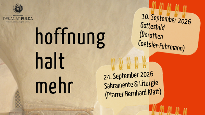 Plakat Glaubenskurs im Dekanat Fulda in 2026