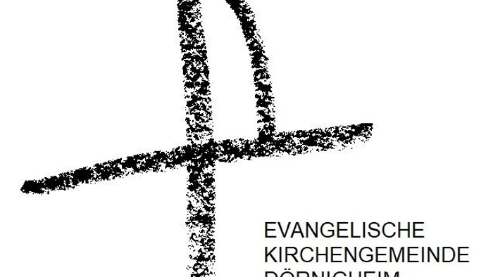 Logo der Kirchengemeinde mit Text Evangelische Kirchengemeinde Dörnigheim