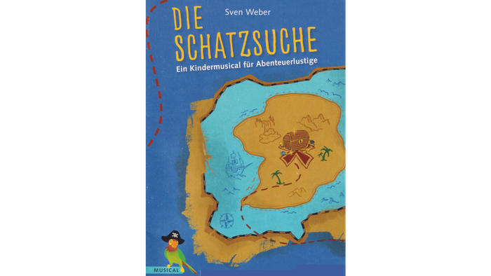 Plakat: Die Schatzsuche von Sven Weber - Ein Kindermusical für Abenteuerlustige