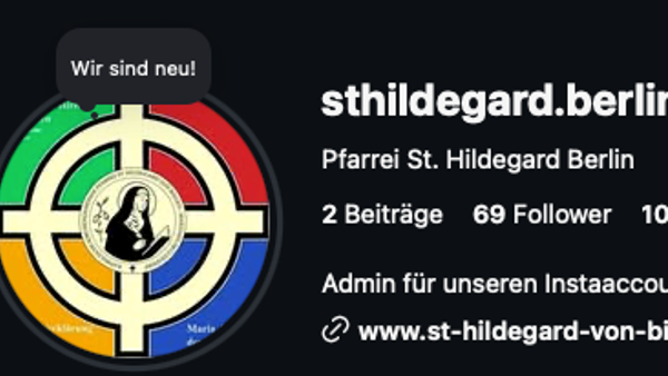 Soziales Medienprofil f�r St. Hildegard Berlin mit Account-Statistiken und Instagram-Administrator-Informationen.