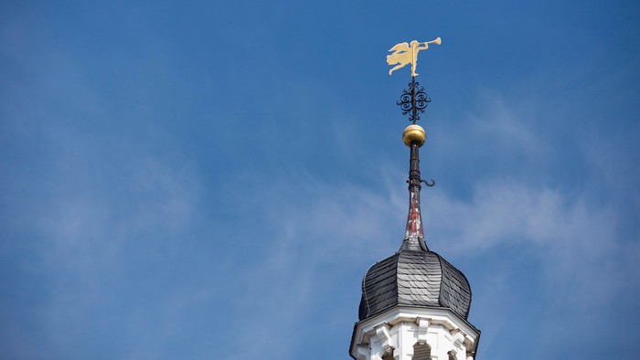 Spitze der Neanderkirche