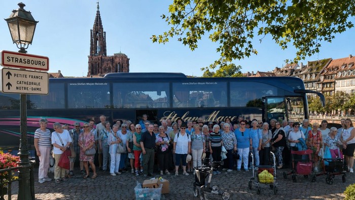 Gruppenfoto Gemeindeausflug Straßburg