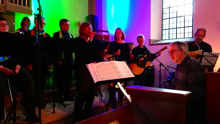 Spirit Voices und Gegenwind beim gemeinsamen Auftritt.