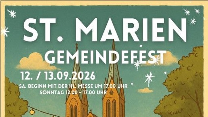 Plakat zum Gemeindefest in Marien-Oberhausen 2026