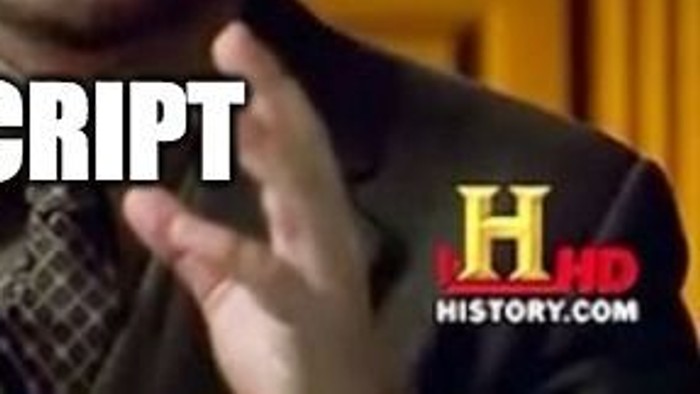 A humorous meme featuring a man explaining JavaScript with exaggerated enthusiasm and hand gestures.