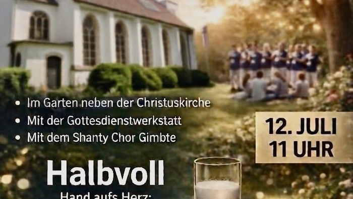 Einladung zum Open-Air-Gottesdienst