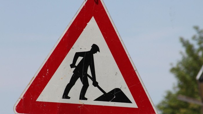 Foto eines Straßenschildes