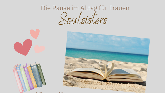 Herzliche Einladung zu Soulsisters am 06.08. um 19.30 Uhr im Gemeindehaus Süd mit der Bücherecke Eggenstein