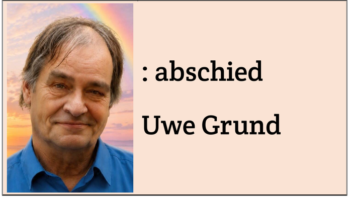 Abschied von Uwe Grund