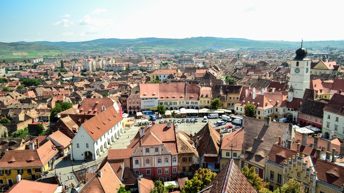 Stadtansicht von Sibiu (Herrmannstadt)
