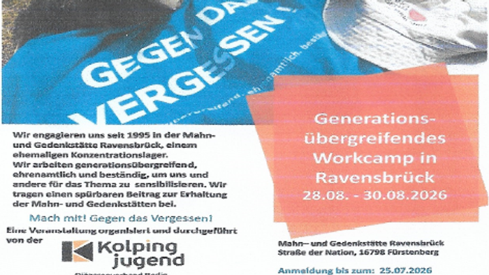 Flyerausschnitt zum Workshop Ravensbrück 2026