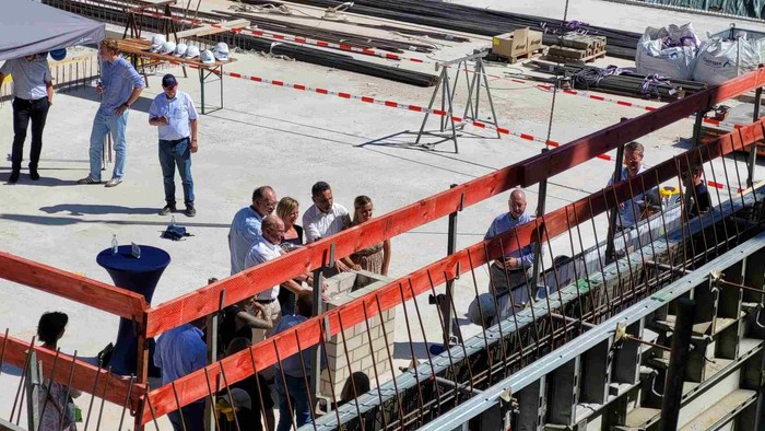 Grundsteinlegung zum Schwagerstift in Jöllenbeck
