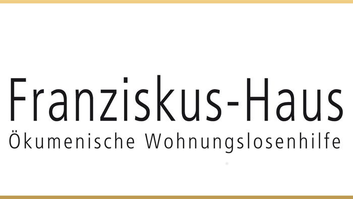 Logo für das Franziskus-Haus, eine ökumenische Unterkunft, die Obdachlosen Wohnraumhilfe bietet.