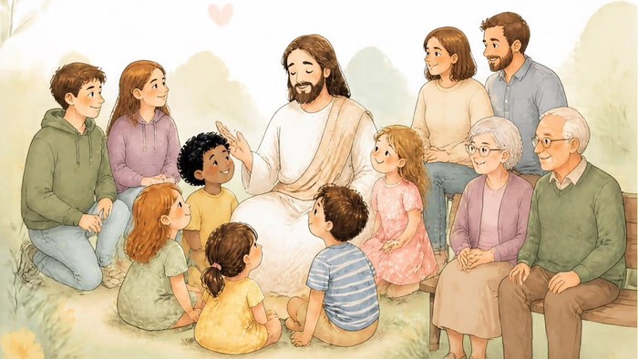 Jesus mit Kinder