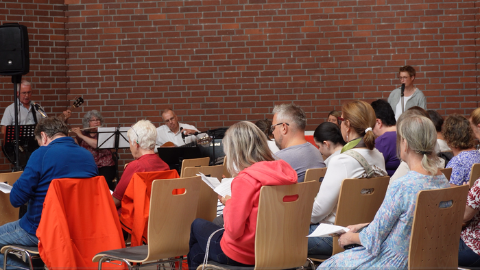 Band beim Gottesdienst
