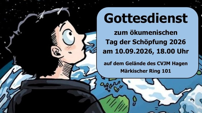 Plakat zum Gottesdienst zum ökumenischen Tag der Schöpfung.