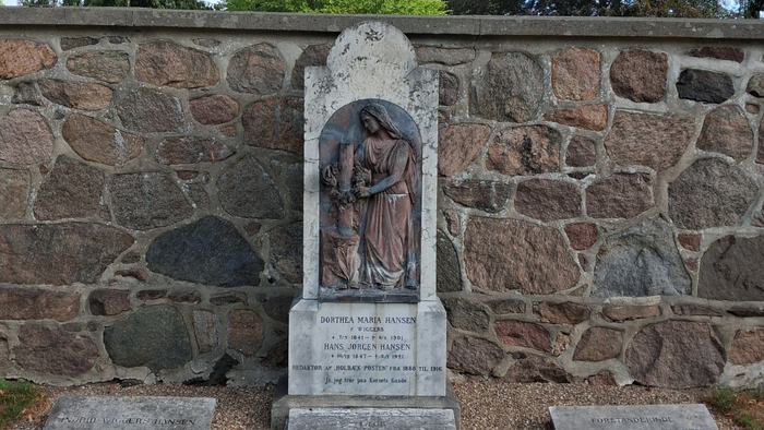 Gravsten for Dorthea Maria Hansen & Hans Jørgen Hansen - gravsted