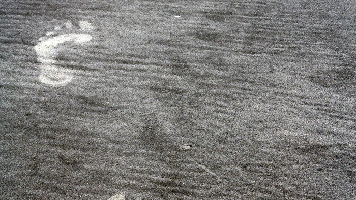 Fußspuren im Sand