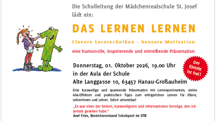Einladung zum Vortrag
