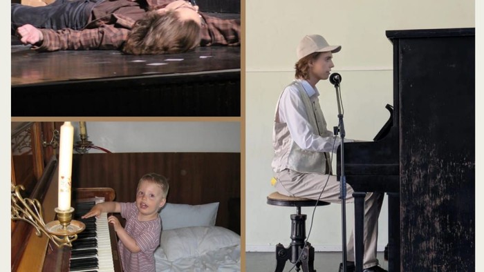 Julian Kaspari am Klavier