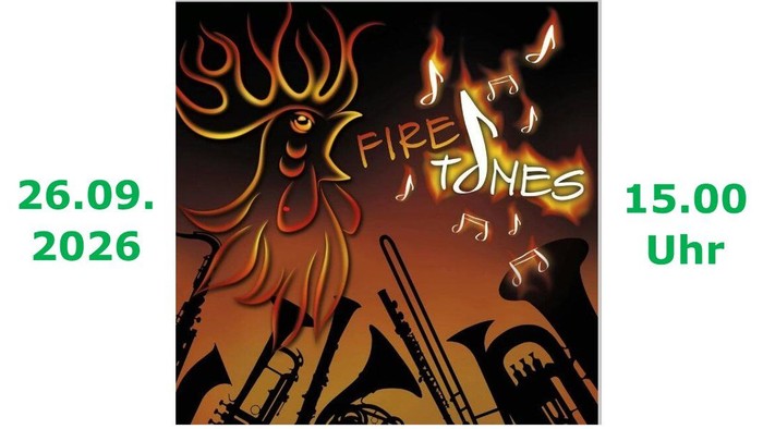Konzert Firetones am Florenberg 26.09.26 15 Uhr
