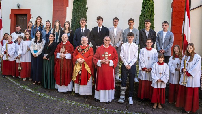 Gruppenfoto Firmung 2026 Bad Salzschlirf