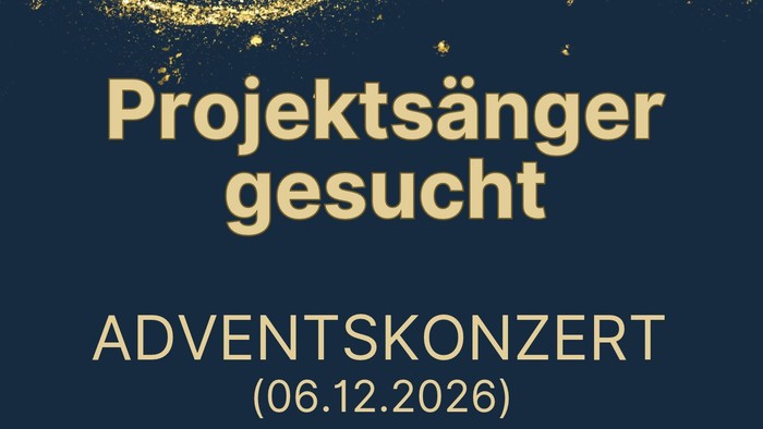 Projektsänger gesucht