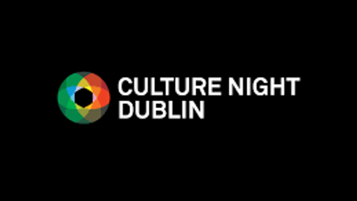 Das Bild zeigt das Logo für Culture Night Dublin.