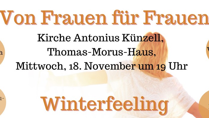 Von Frauen für Frauen - Winterfeeling am 18.11.26 19 Uhr Thomas-Morus Haus
