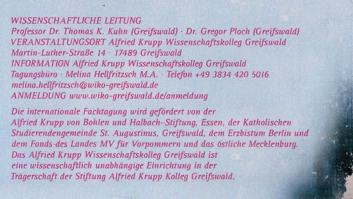 Plakat für eine internationale Konferenz zum Einfluss der Franziskaner in der südlichen Ostseeregion, 29.–30. Oktober 2026.