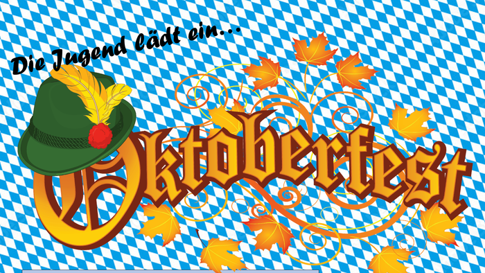 Oktoberfest-Feier mit traditioneller Dekoration und Tracht