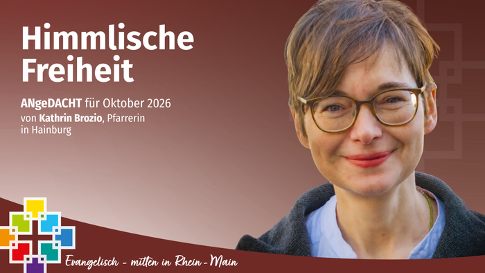 Werbeplakat für einen Vortrag mit dem Titel **