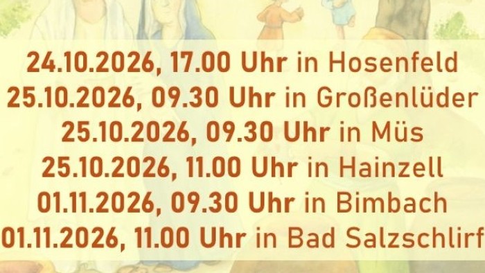 „Familien-Erstkommunion-Feier: Veranstaltungsdetails mit Terminen, Uhrzeiten und Orten in Deutschland.“